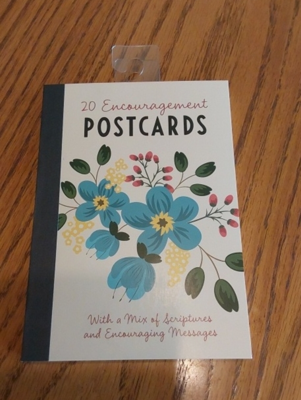 Dayspring Encouragement Postcards - Blue Floral Design